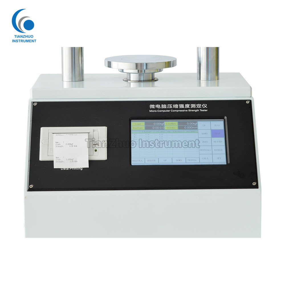 Compressive Strength Packaging Testing Instruments For Paper / Paperboard RCT