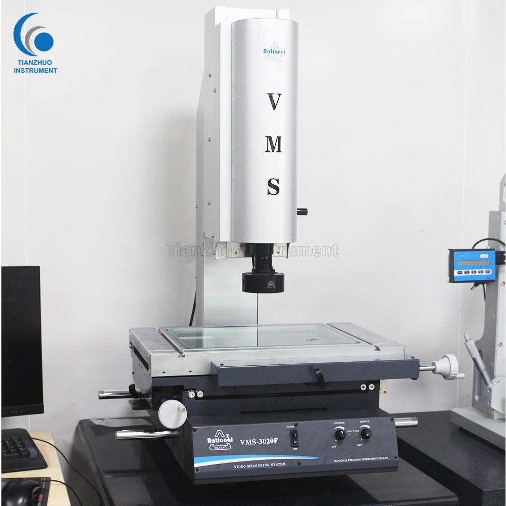 Auto Zoom Lens 2D Measuring Machine Portable With 404 × 228mm Metal Table