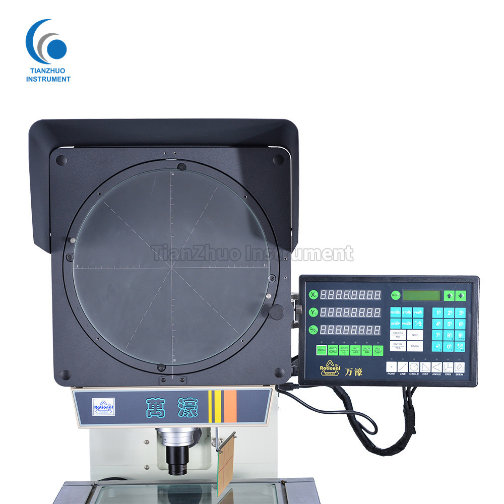 Electronics Vertical Optical Comparator , Precise Video Profile Projector